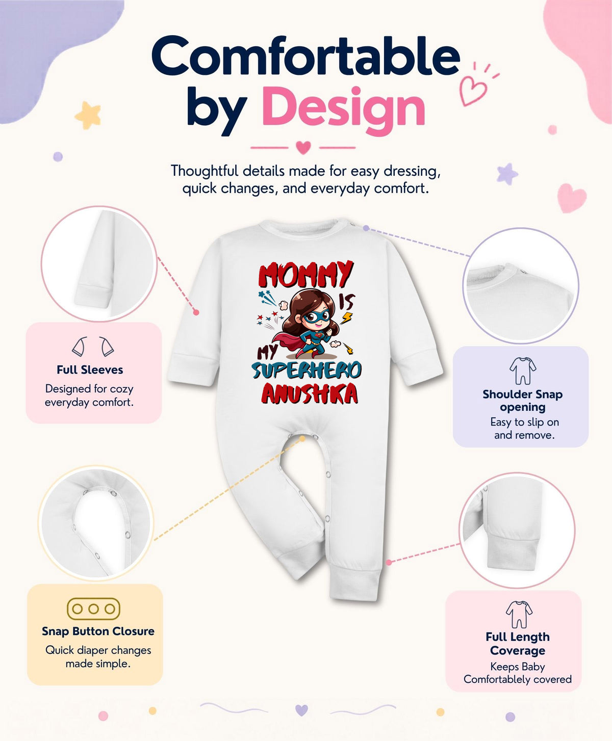 Yes | Mommy Is My Superhero - Jumpsuit