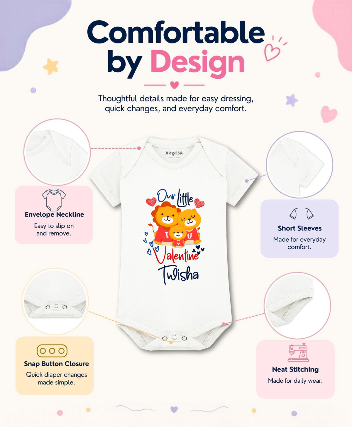 Yes | Our Little Valentine - Romper