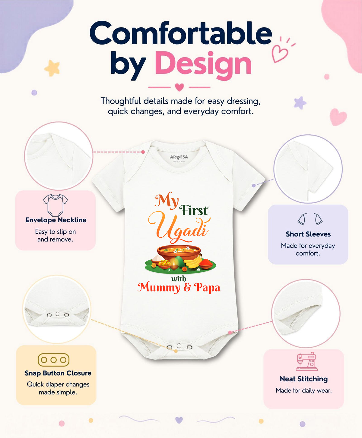 No | My First Ugadi - Romper