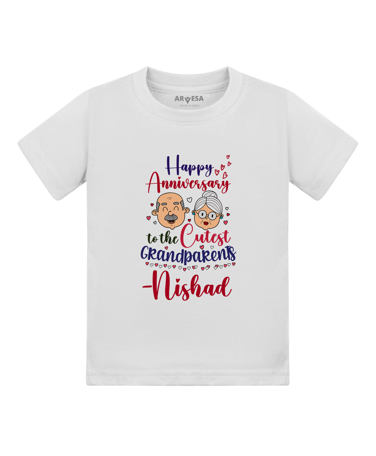 Yes | Happy Anniversay GrandParents Family Anniversary - T-shirt