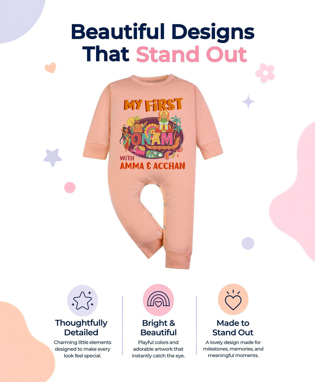 No | My First Onam - Jumpsuit