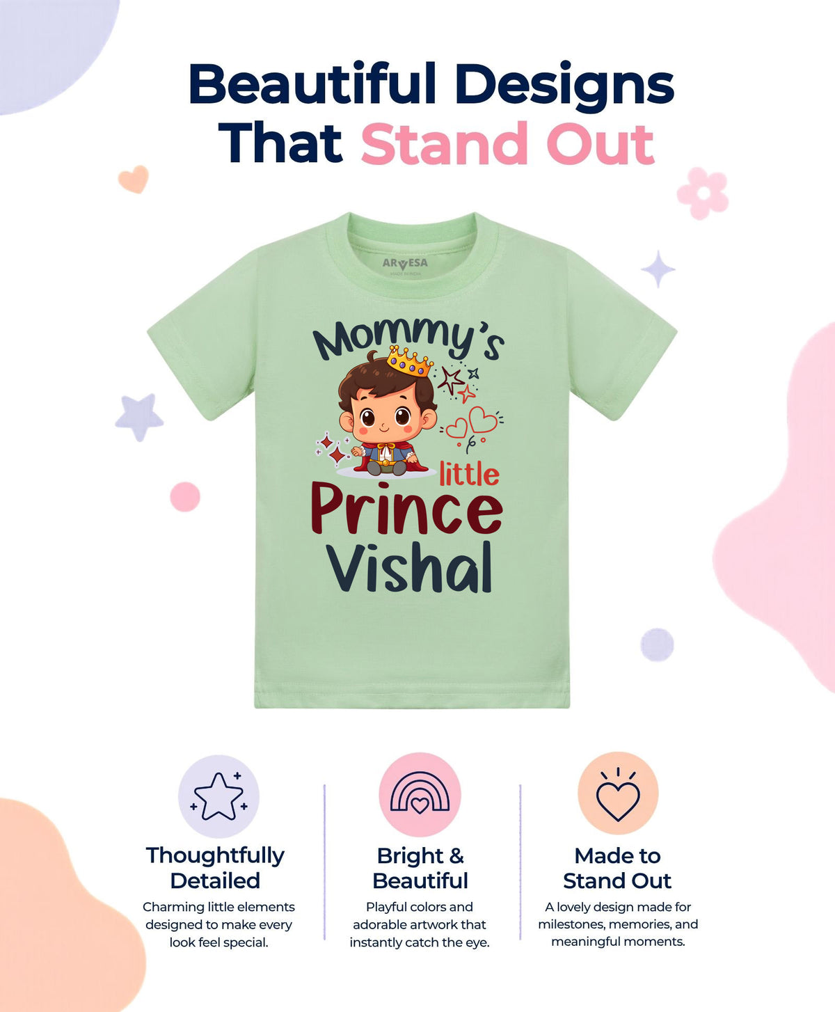 Yes | Mommy Little Prince - T-shirt