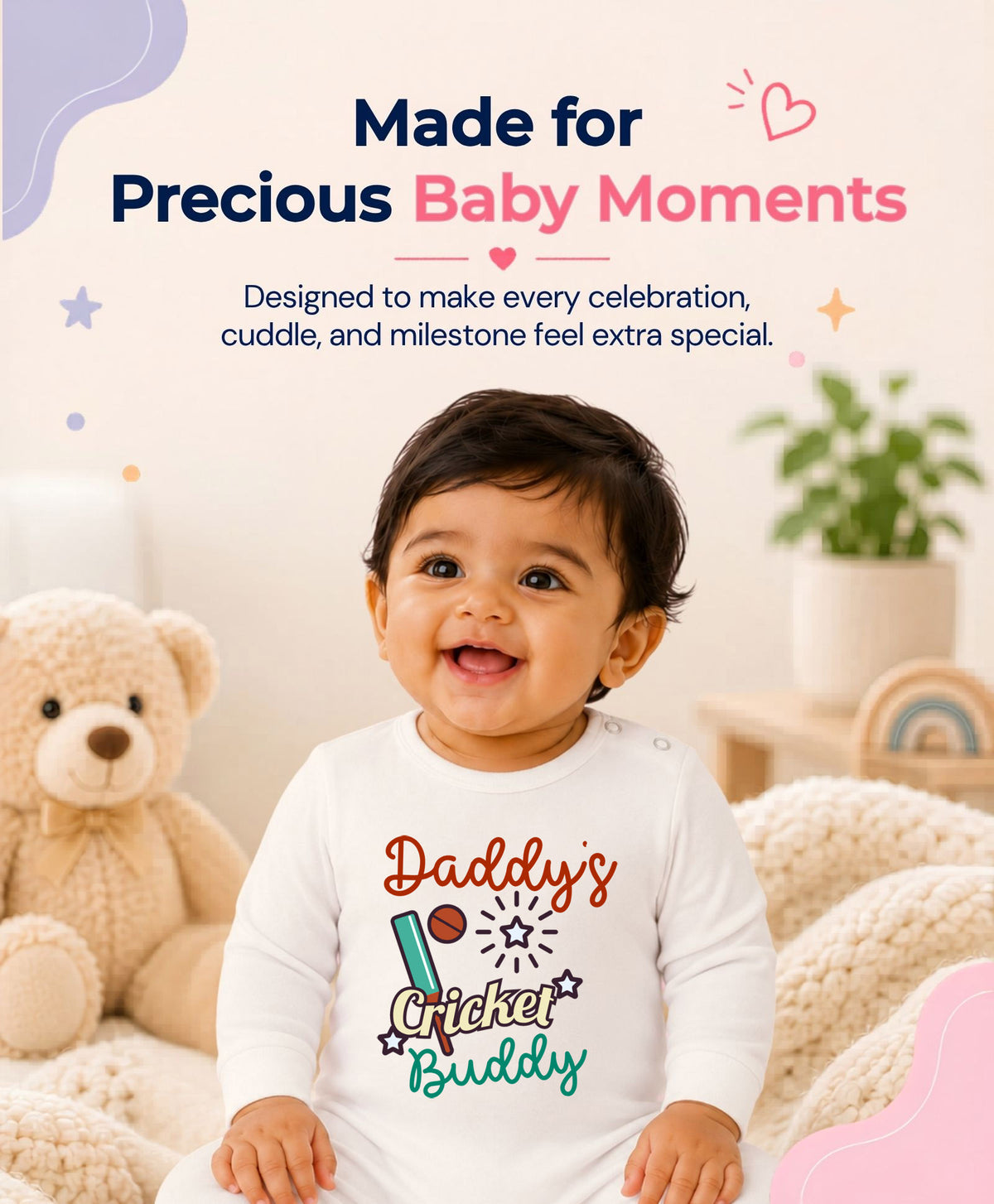No | Daddy Cricket Buddy - Jumpsuit