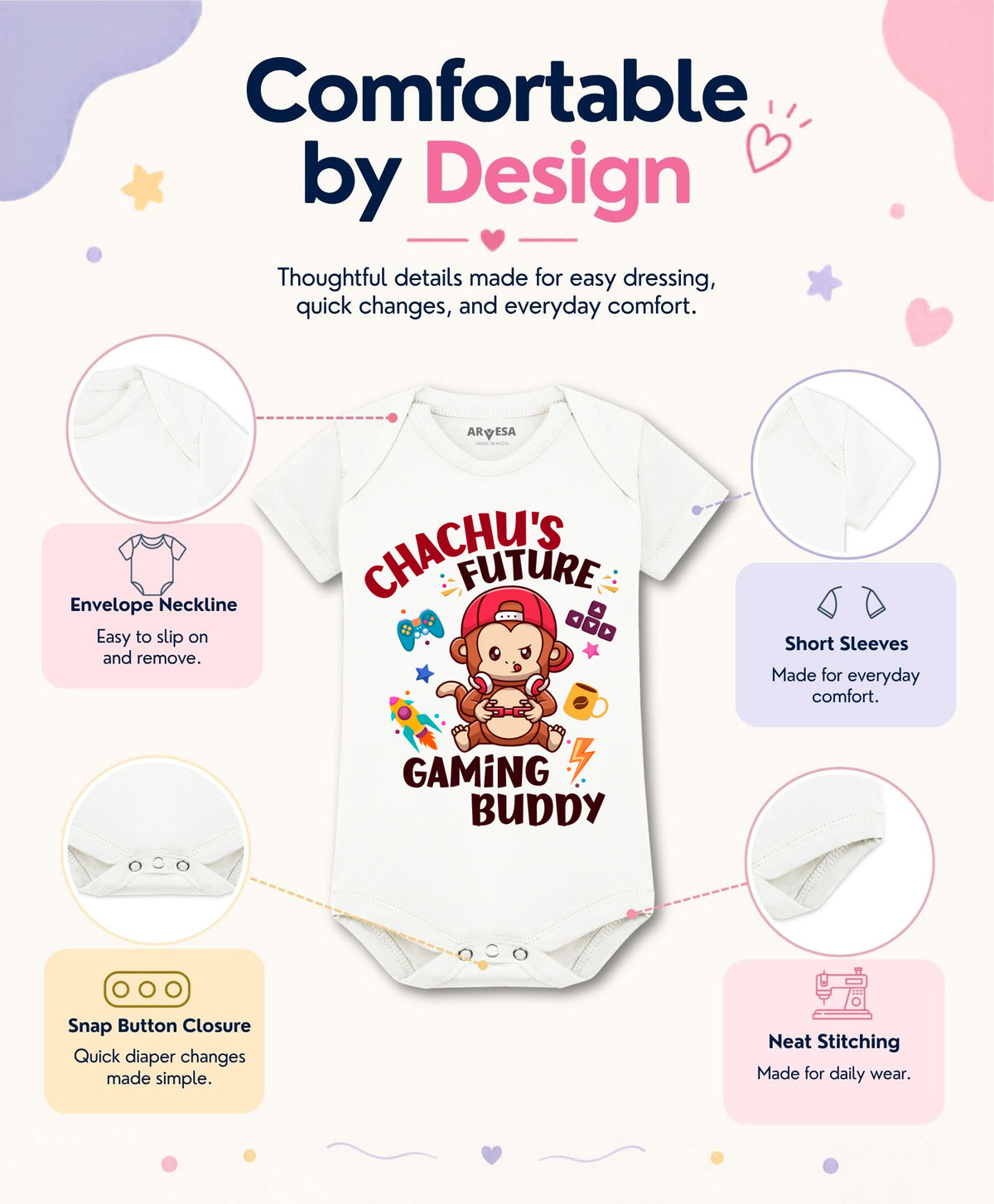 No | Chachu Future Gaming Buddy - Romper
