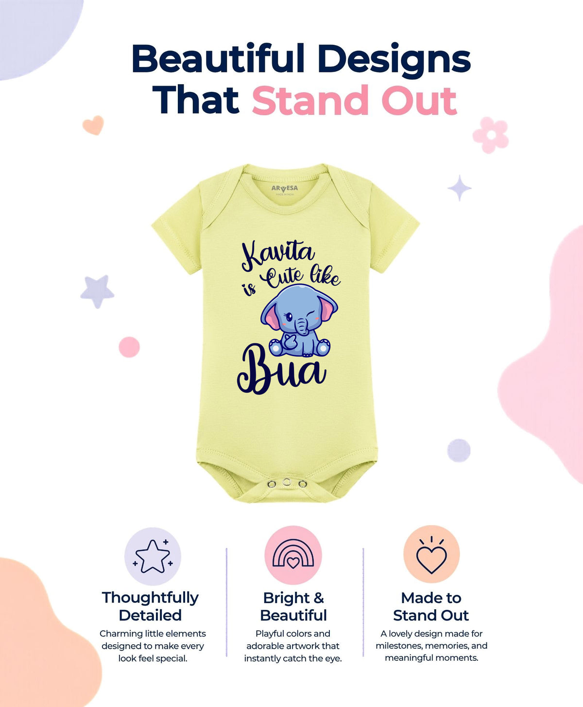 Yes | Cute Like My Bua - Romper