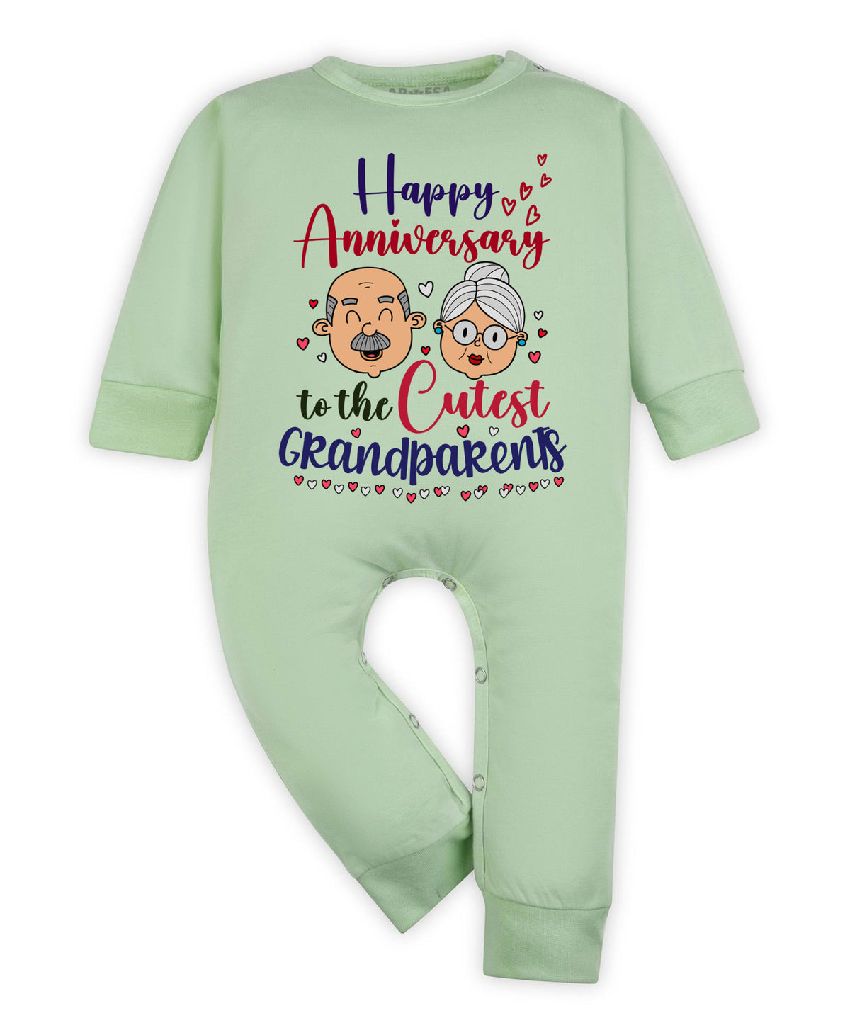 No | Happy Anniversay GrandParents Family Anniversary - Jumpsuit