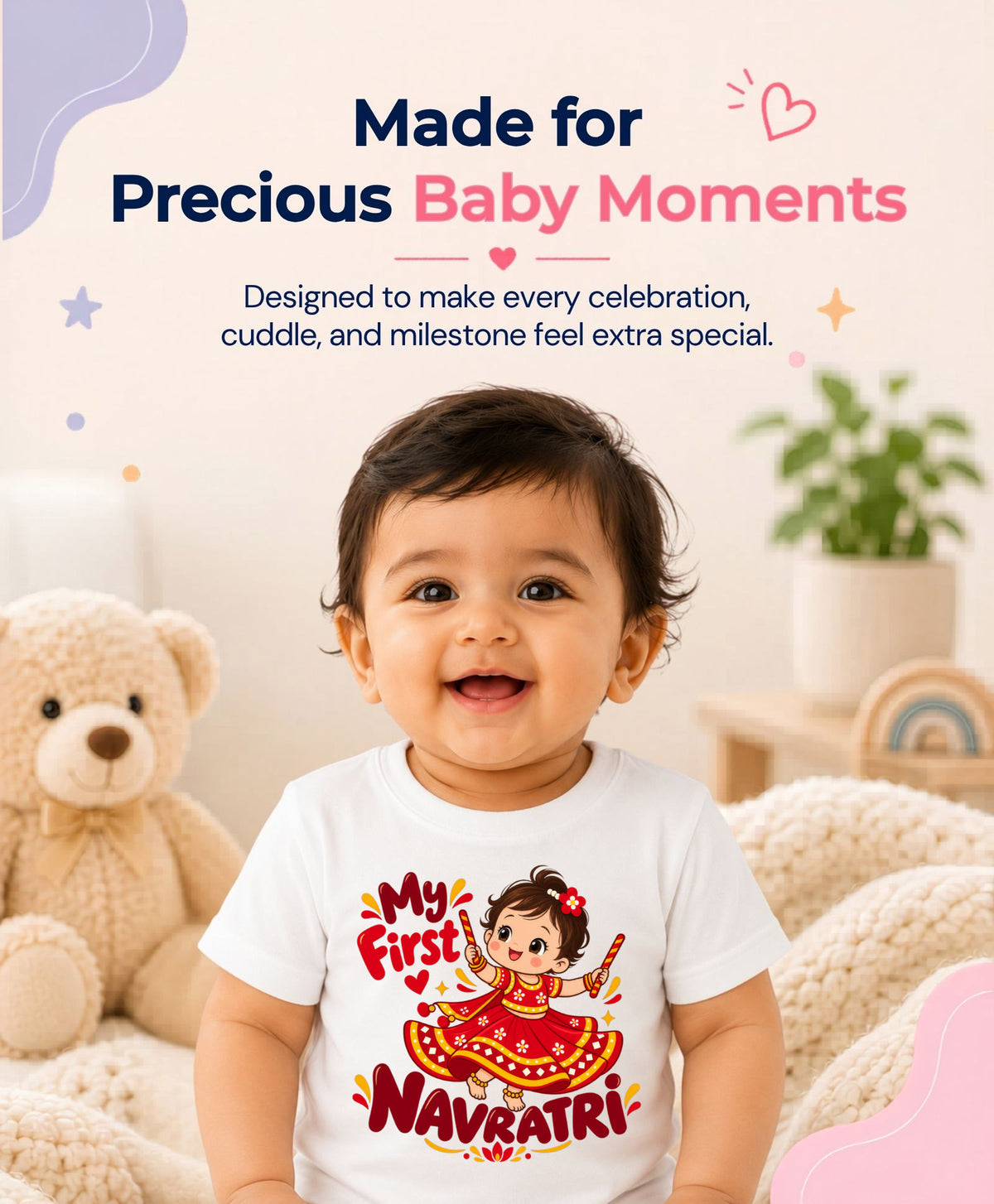 No | My First Navratri - T-shirt