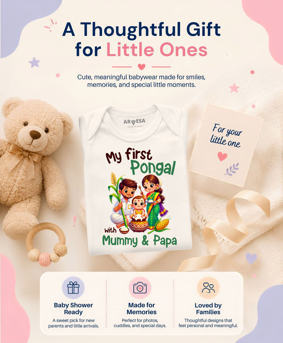 No | My First Pongal - Romper
