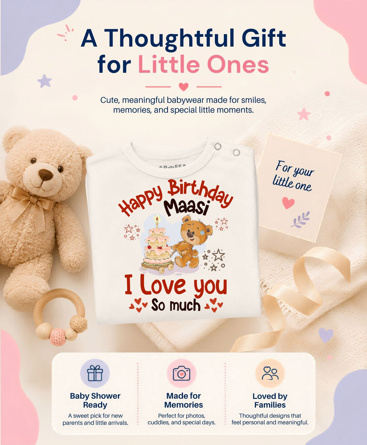 No | Happy Birthday Maasi Family Birthday - Jumpsuit