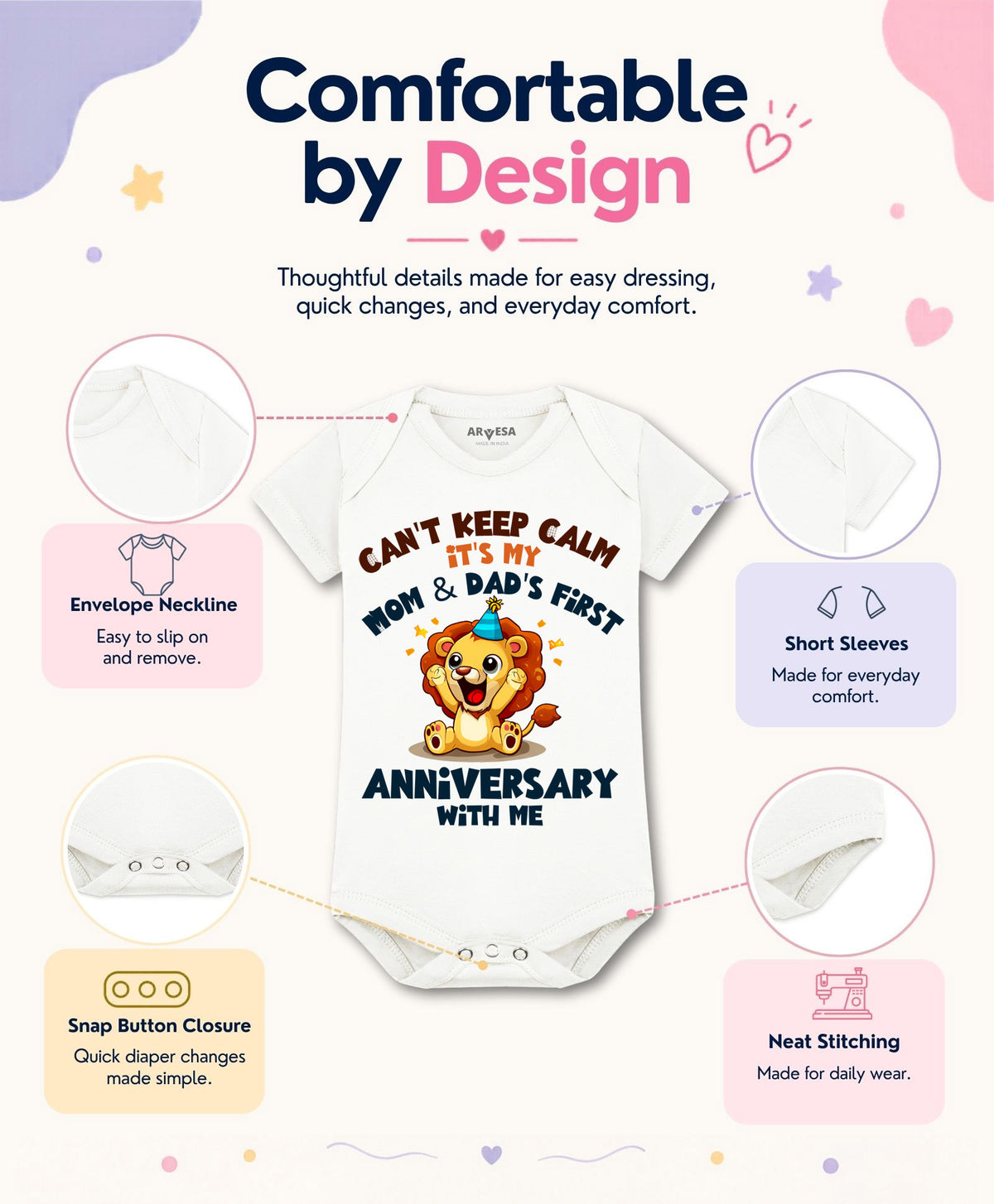 No | Mom & Dad Anniversary With Me Mom Dad Anniversary - Romper