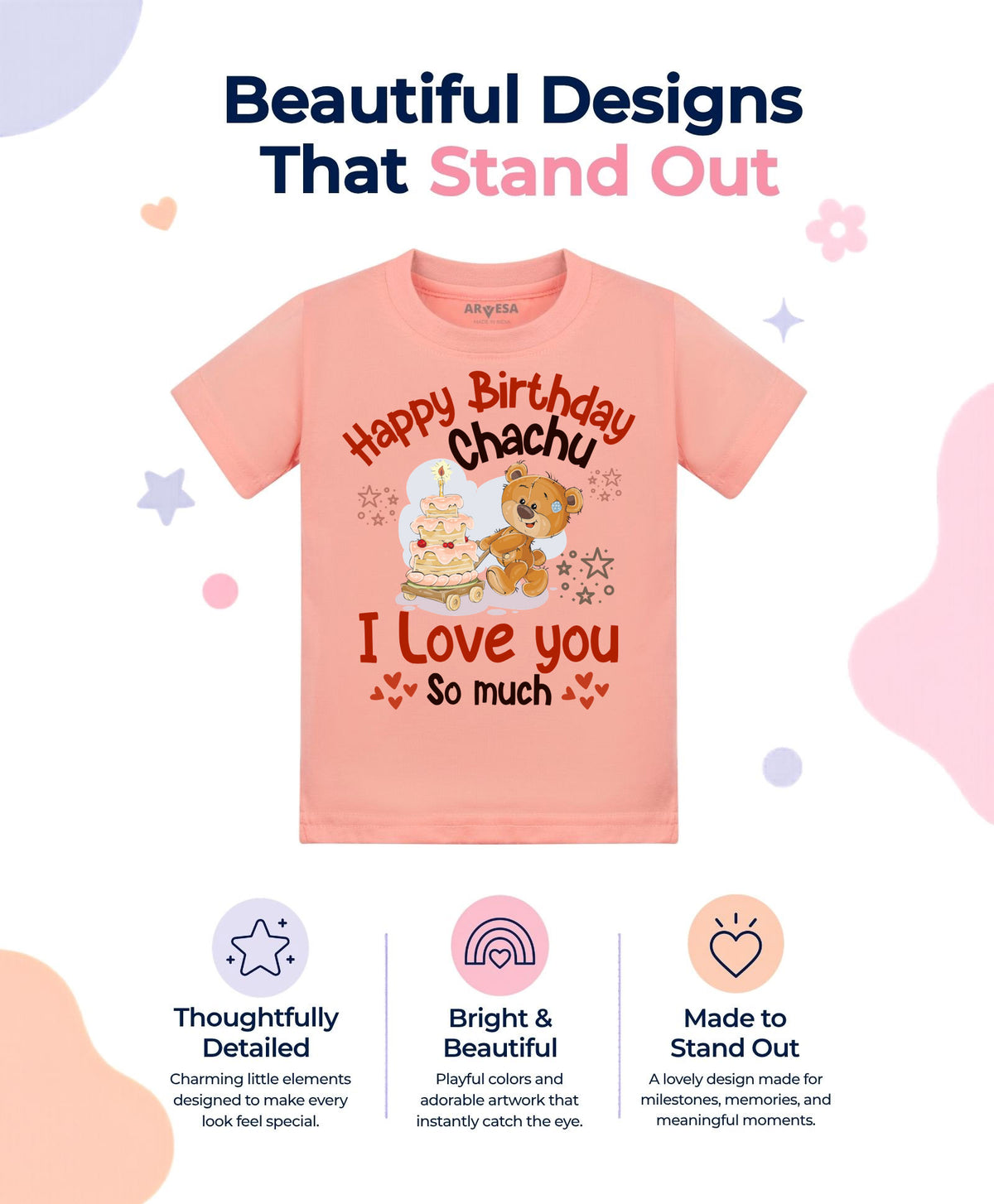 No | Happy Birthday Chachu Family Birthday - T-shirt