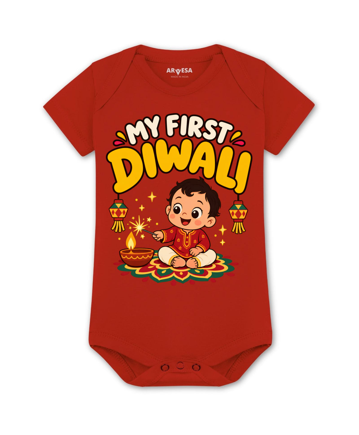 No | My First Diwali - Romper