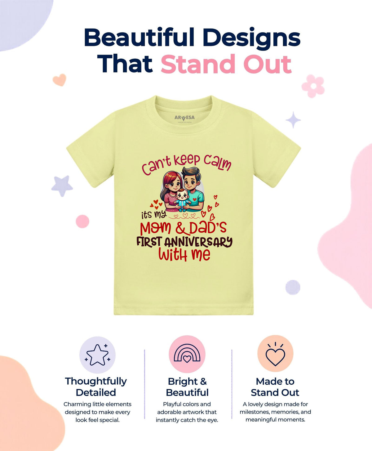 No | First Anniversary With Mom And Dad Mom Dad Anniversary - T-shirt