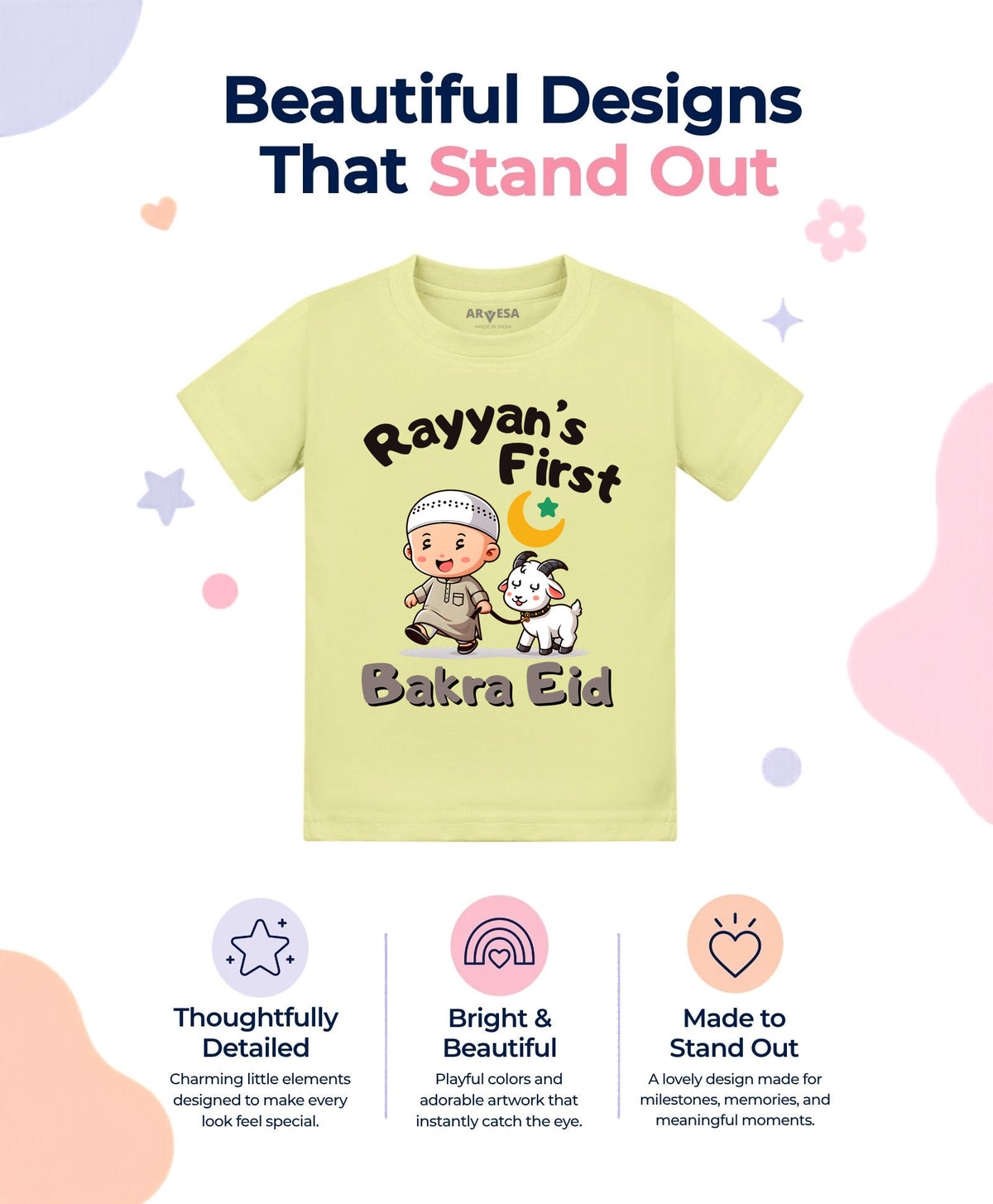 Yes | My First Eid - T-shirt