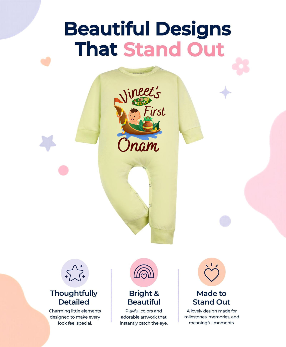 Yes | My First Onam - Jumpsuit