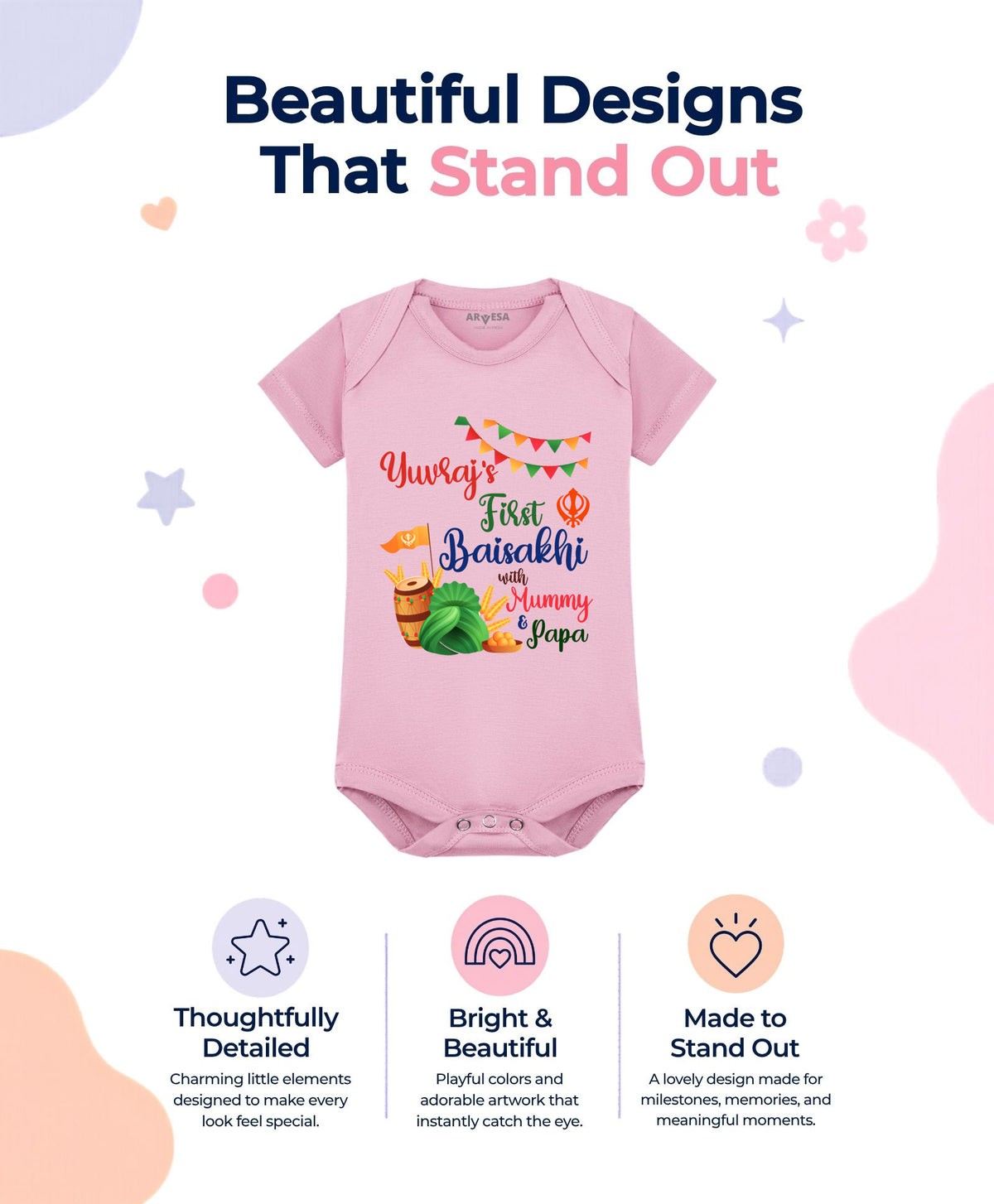 Yes | My First Baisakhi - Romper