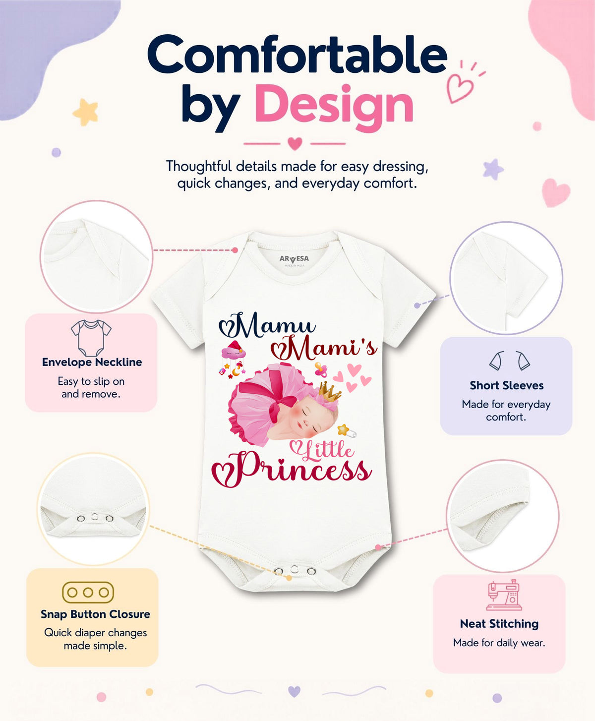No | Mamu Mami Little Princess - Romper