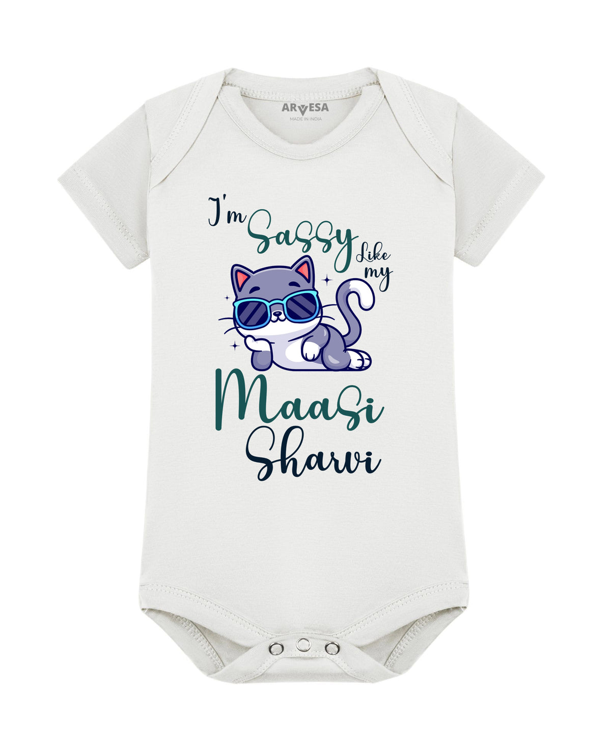 Yes | I Am Sassy Like My Bua Maasi - Romper