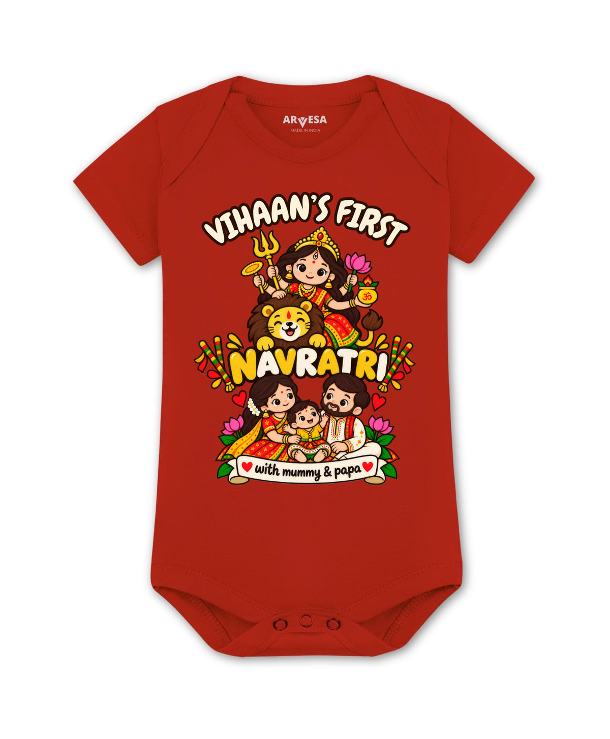 Yes | My First Navratri with Mummy & Papa - Romper