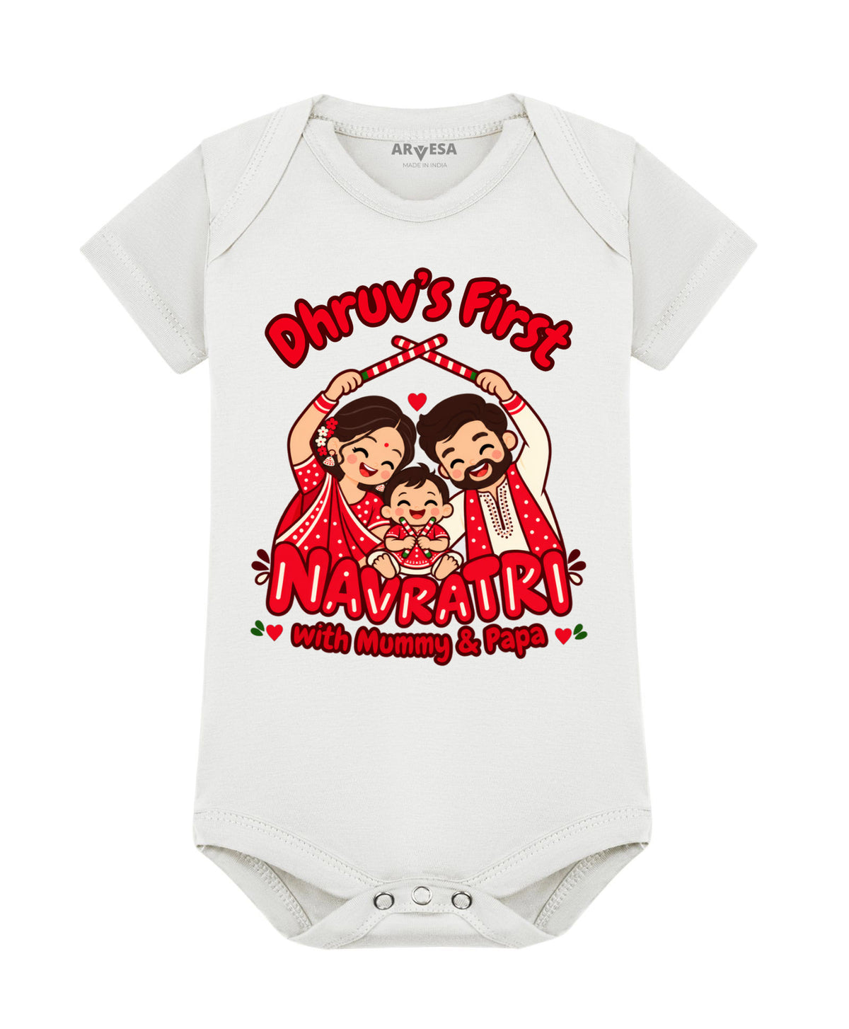 Yes | My First Navratri with Mummy & Papa - Romper