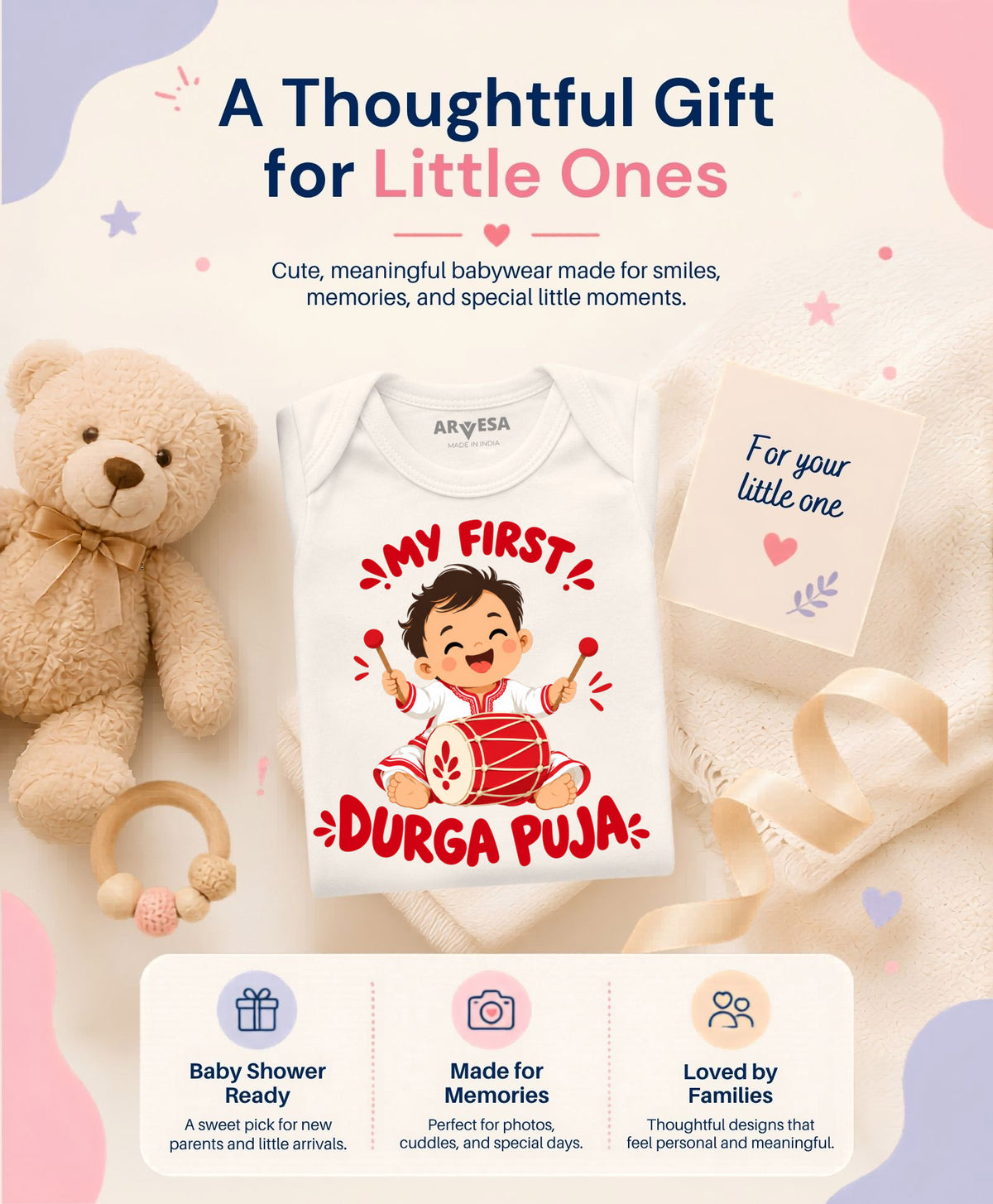 No | My First Durga Puja - Romper
