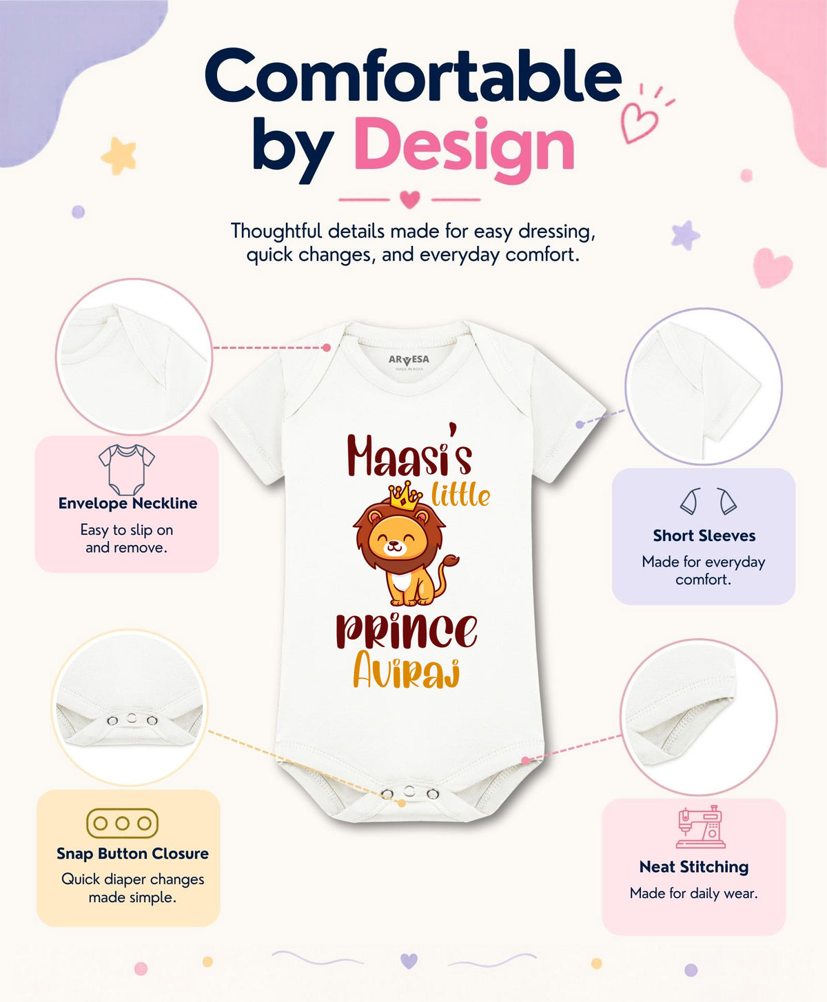 Yes | Maasi Little Prince - Romper