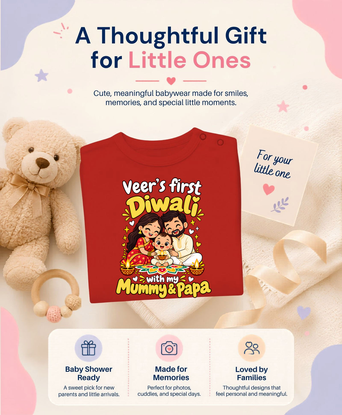 Yes | My First Diwali With Mummy & Papa - Jumpsuit