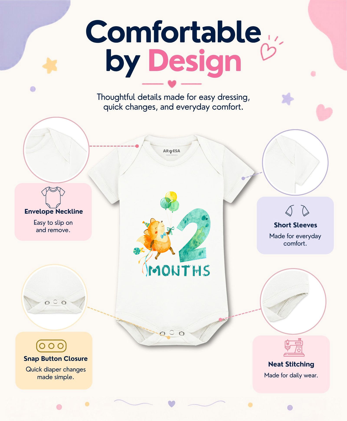 No | 2 Month - Romper