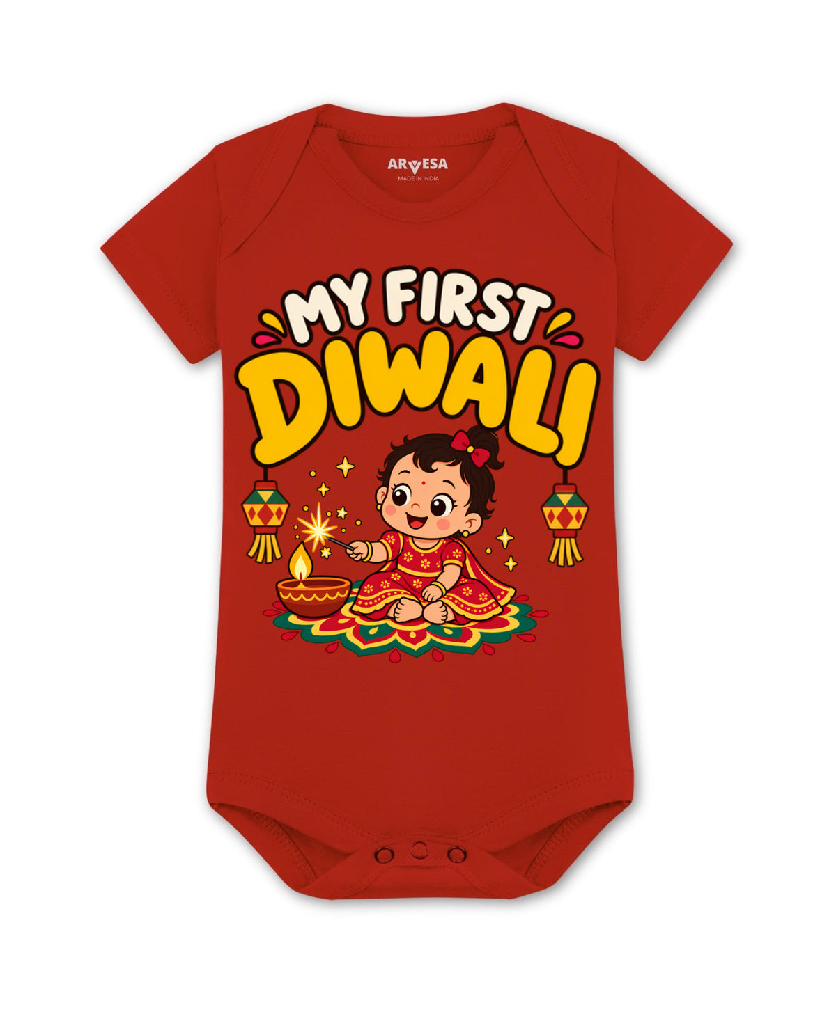 No | My First Diwali - Romper