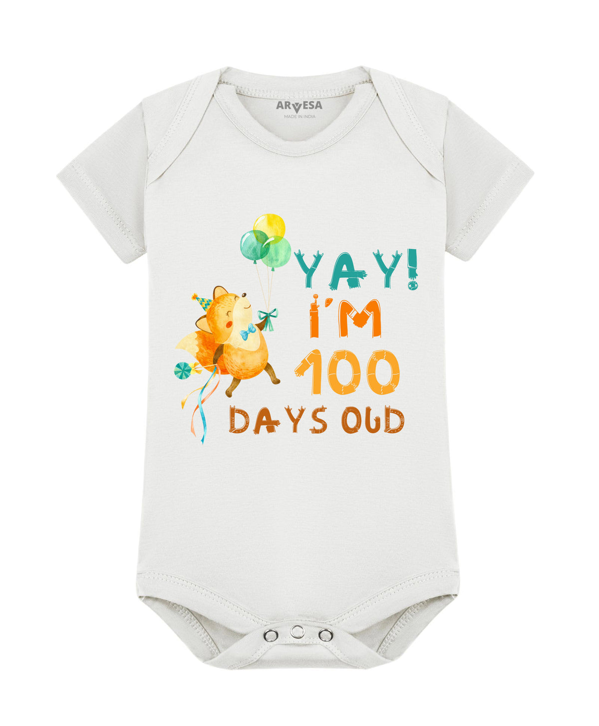 No | 100 Days Birthday - Romper