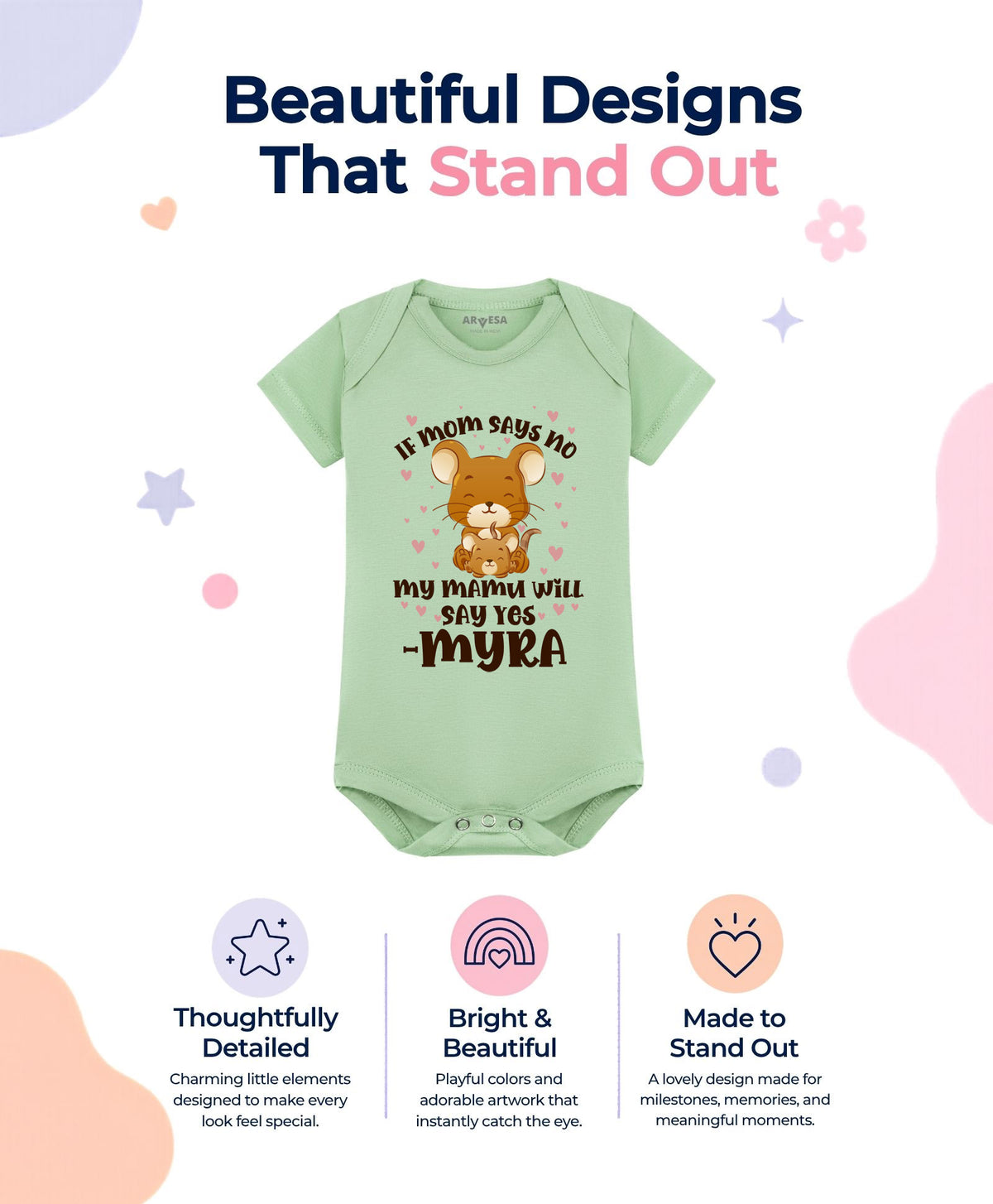 Yes | If Mom Say No My Mamu Will Say Yes - Romper