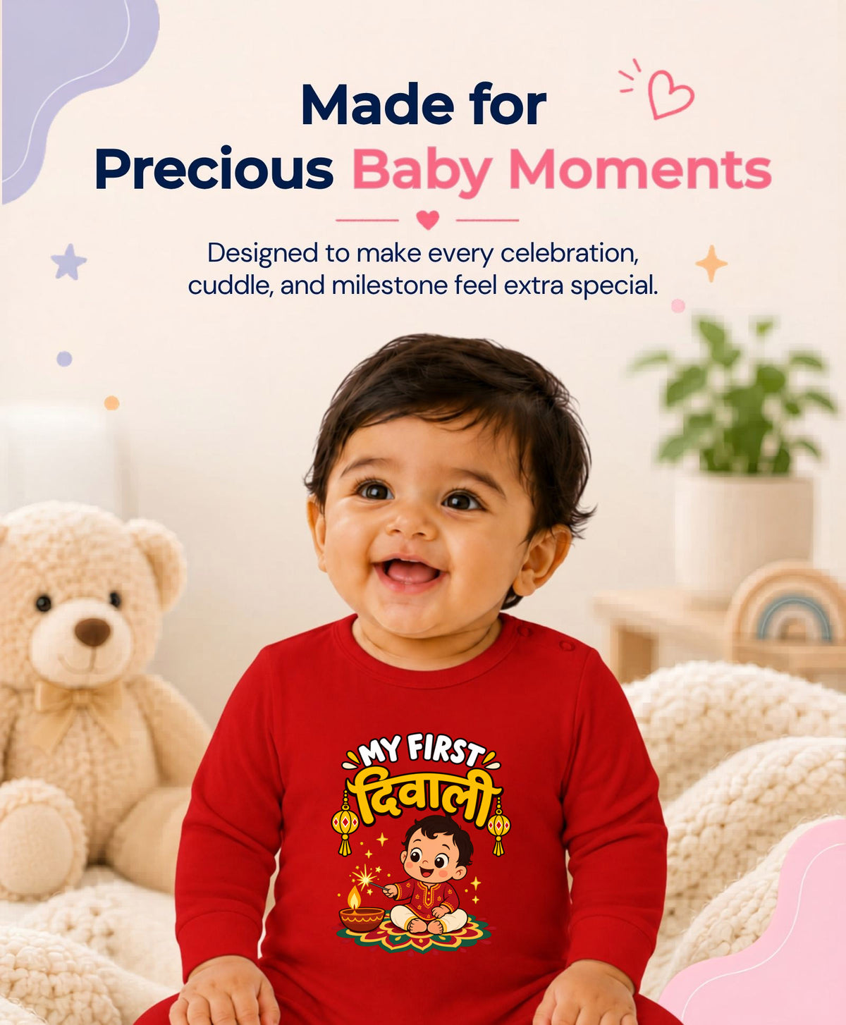 No | My First Diwali - Jumpsuit