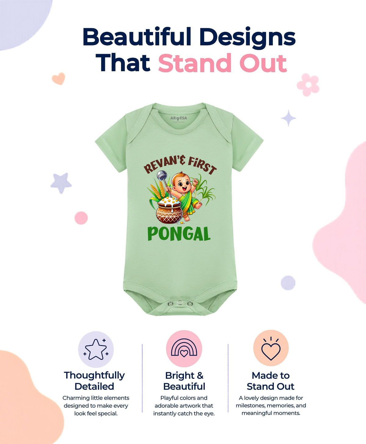 Yes | My First Pongal - Romper