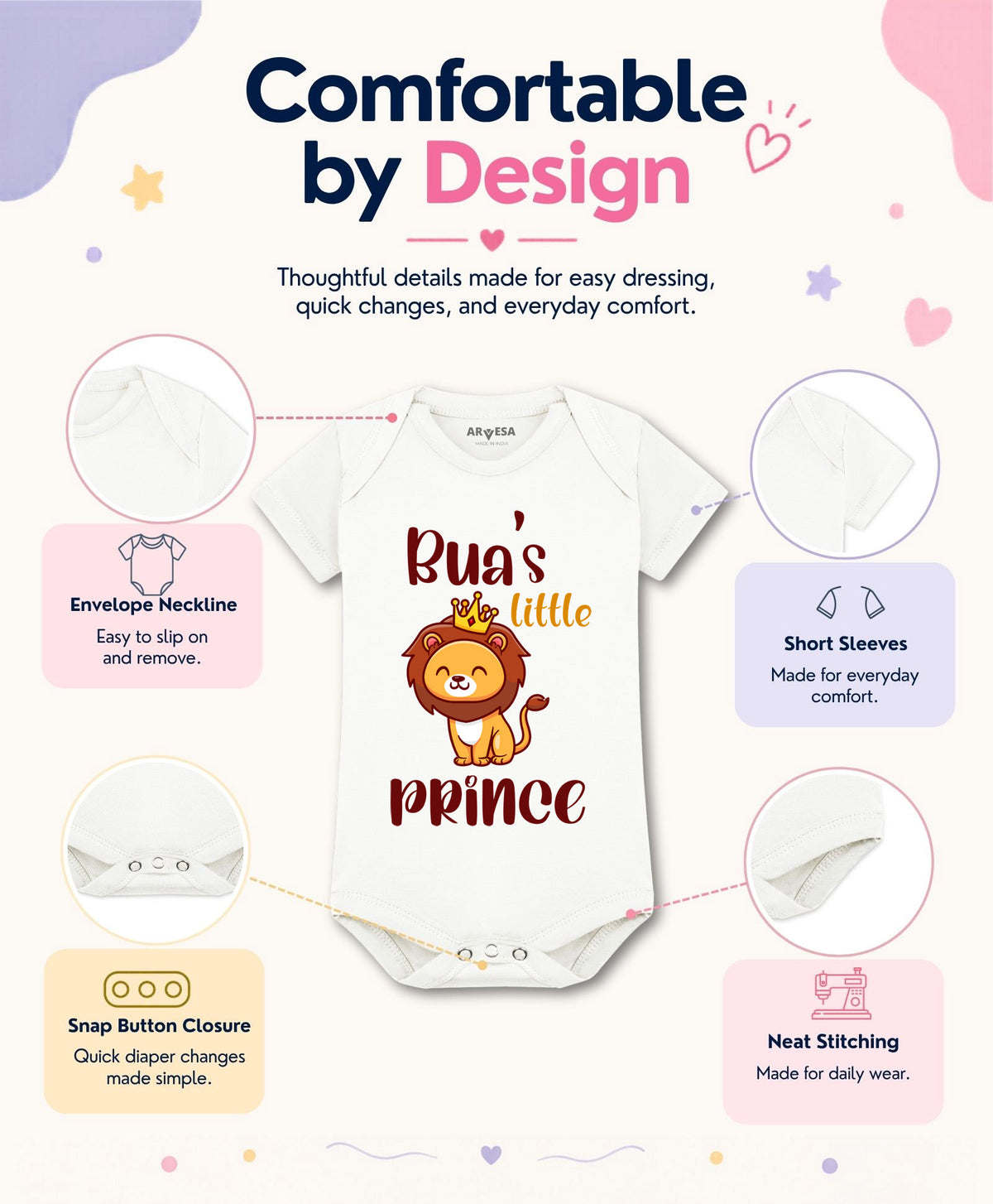 No | Bua Little Prince - Romper