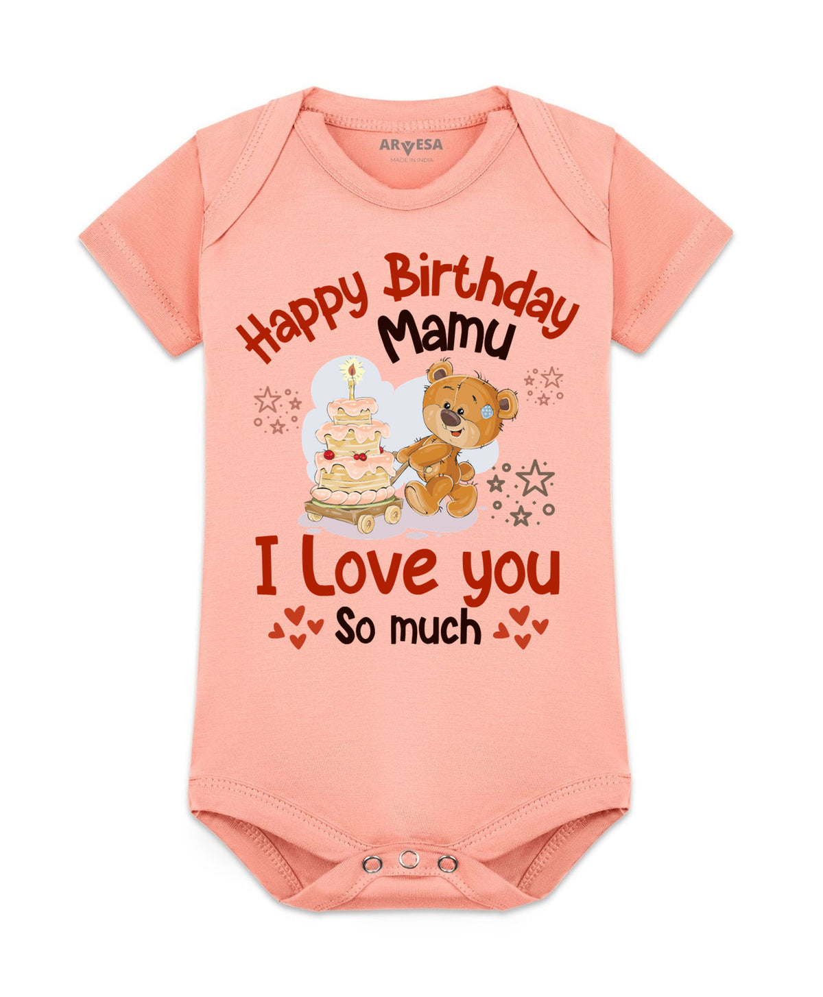 No | Happy Birthday Mamu Family Birthday - Romper