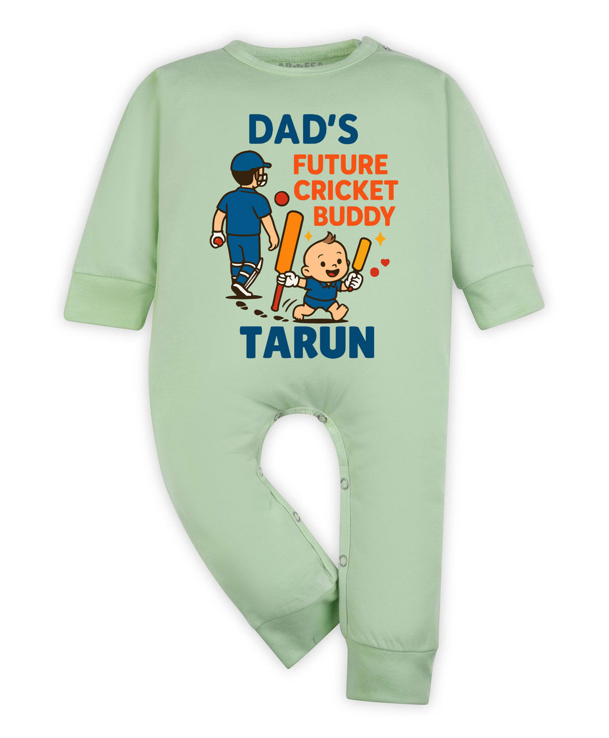 Yes | Dad's Future Cricket Buddy - Jumpsuit