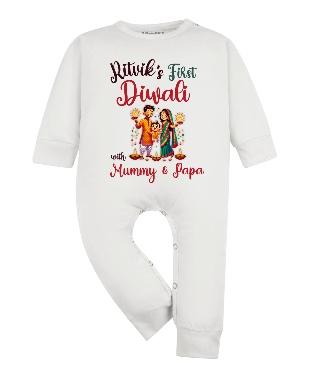 Yes | My First Diwali - Jumpsuit