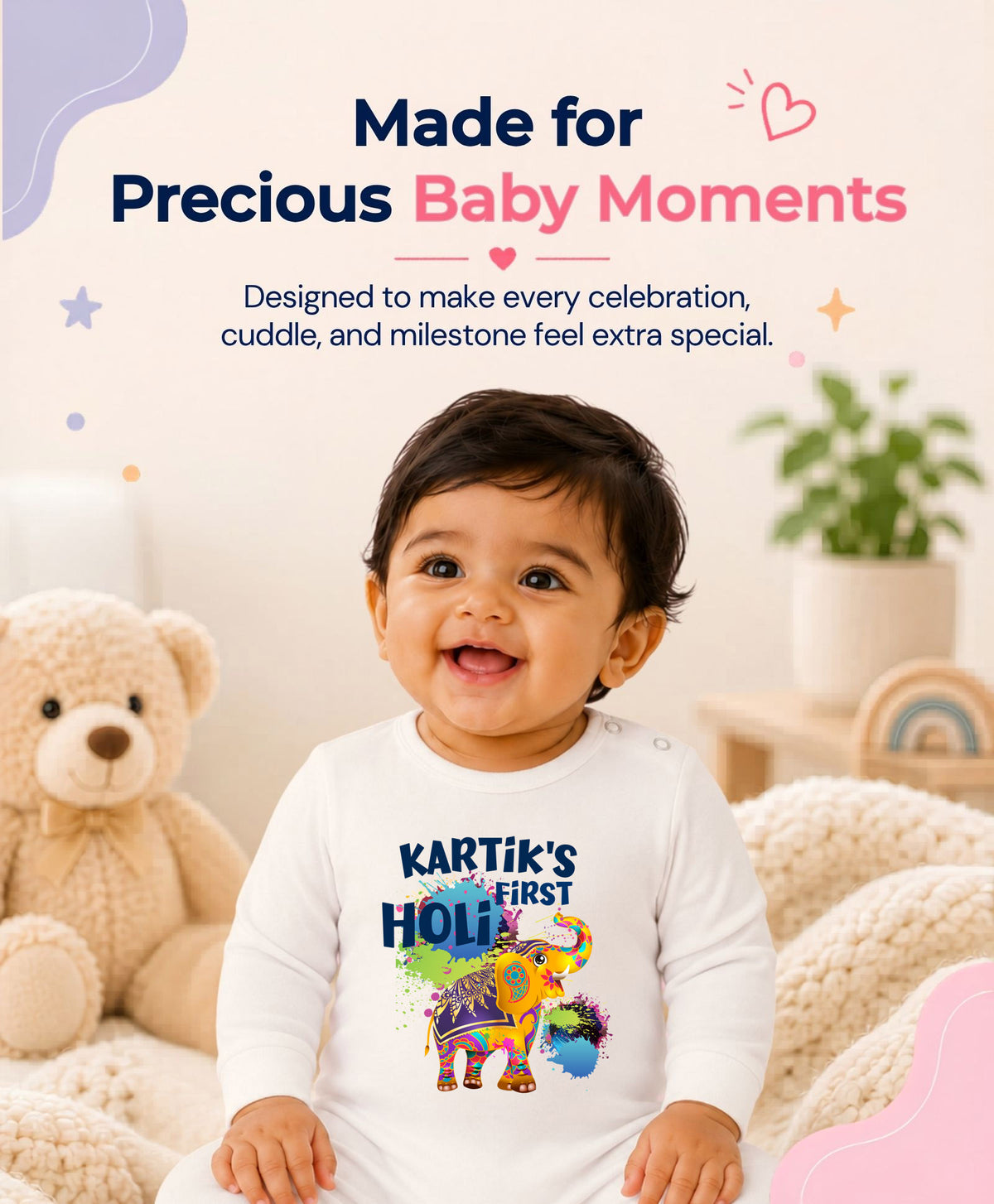 Yes | My First Holi - Jumpsuit