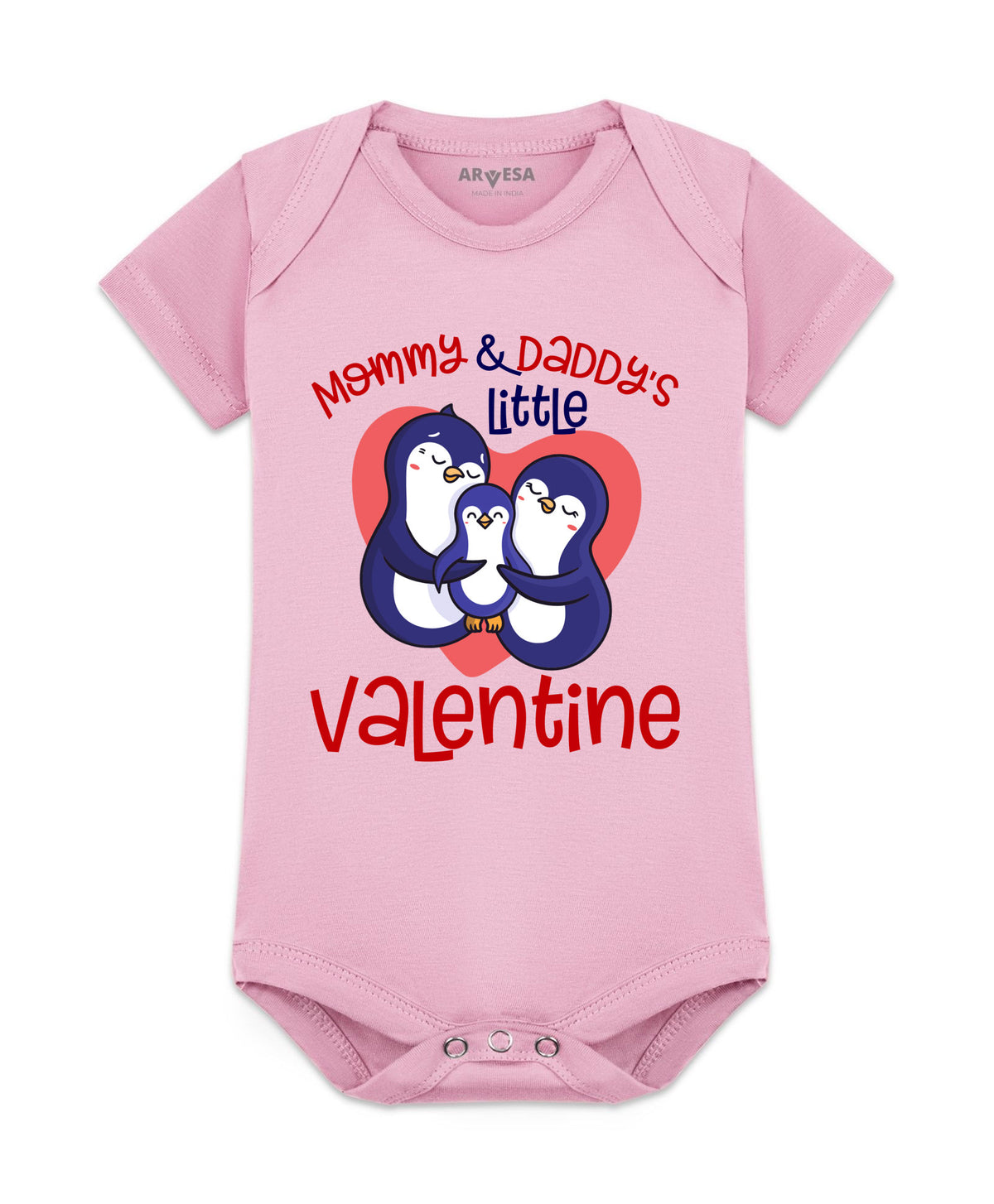 No | Mommy And Daddy Little Valentine - Romper