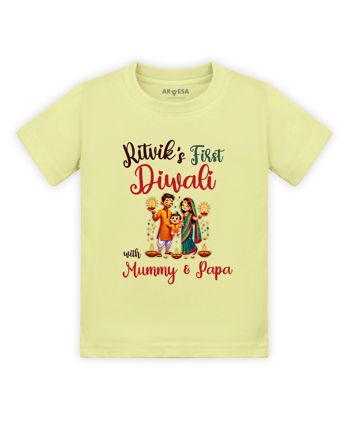 Yes | My First Diwali - T-shirt