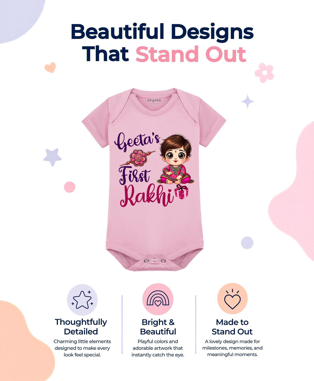 Yes | My First Rakhi - Romper