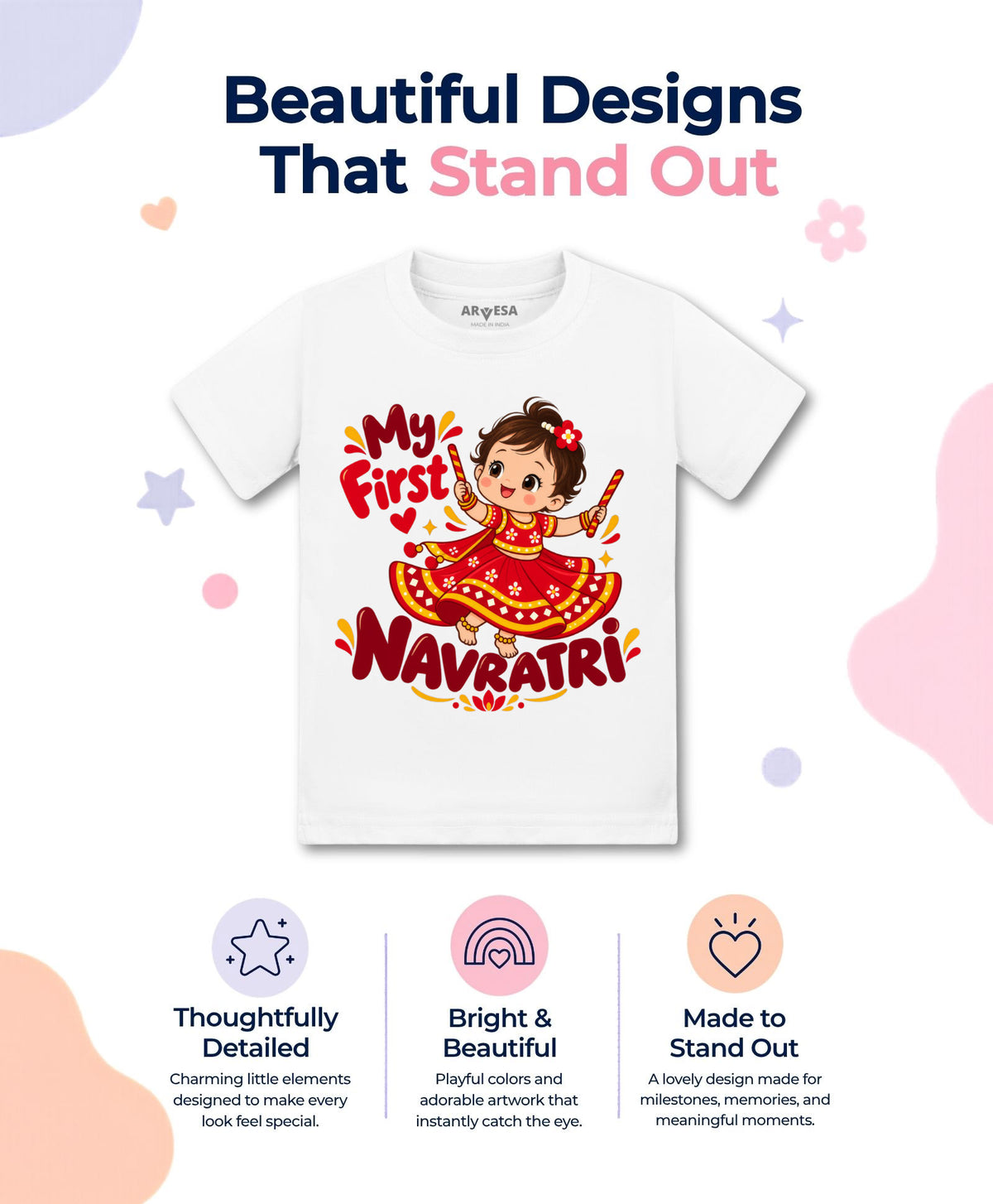 No | My First Navratri - T-shirt