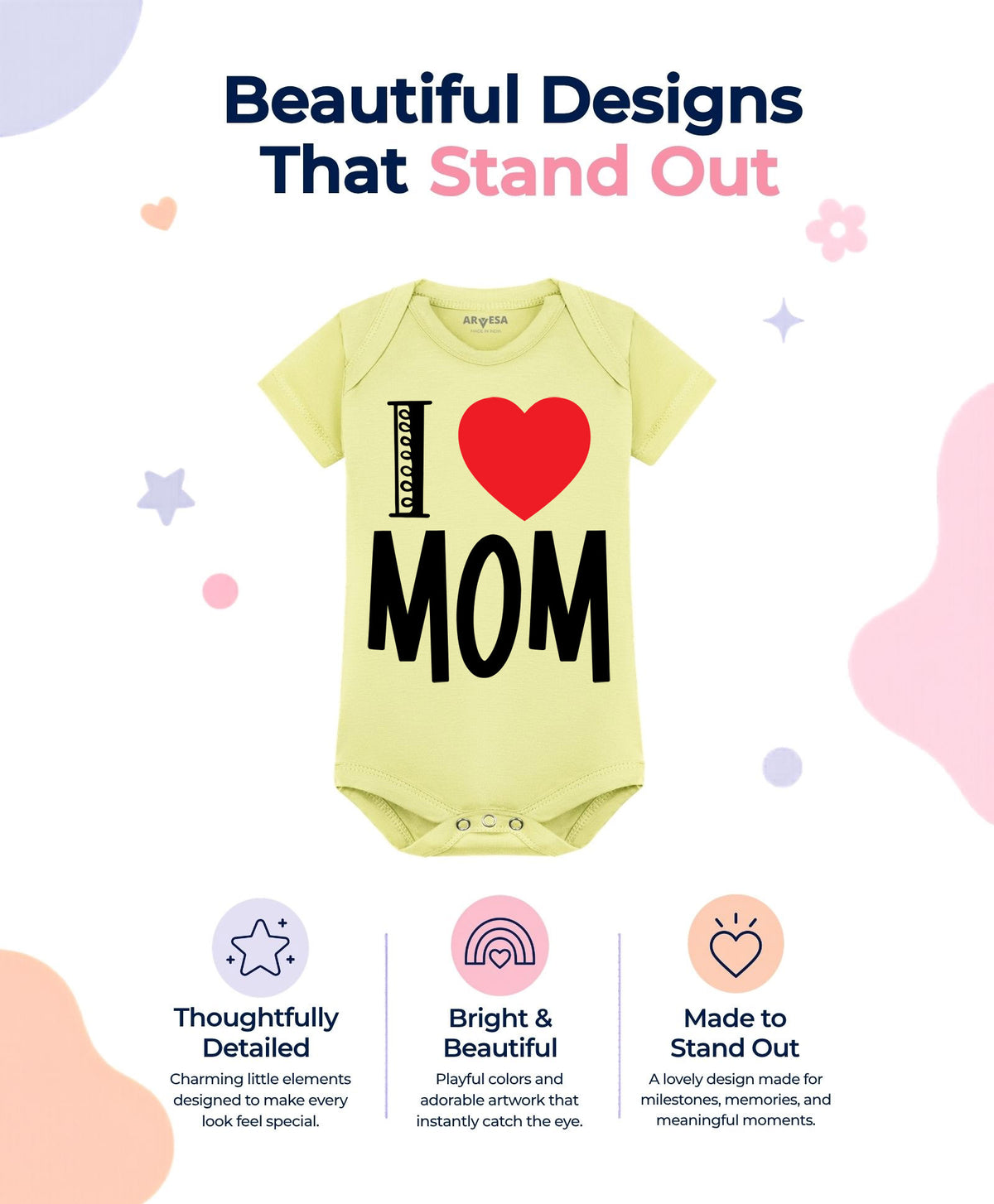 No | I Love Mom - Romper