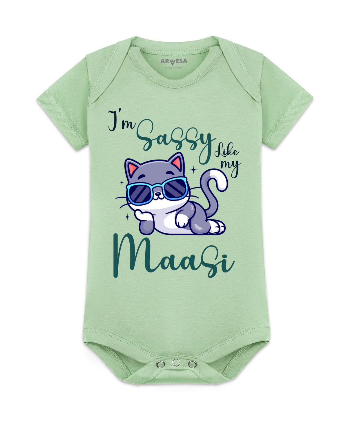 No | I Am Sassy Like My Bua Maasi - Romper