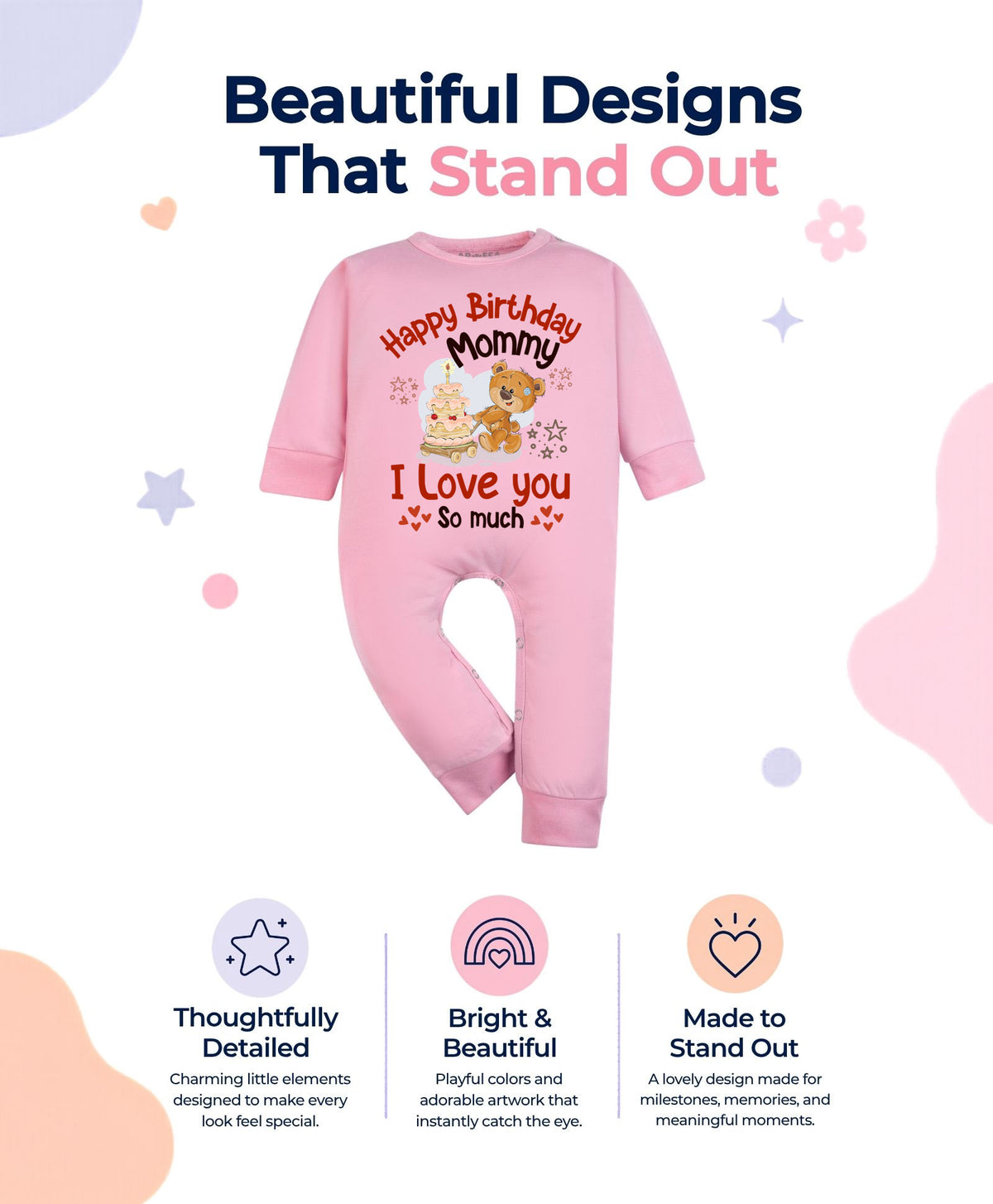 No | Happy Birthday Mummy. I Love You So Much Mom Birthday - Jumpsuit