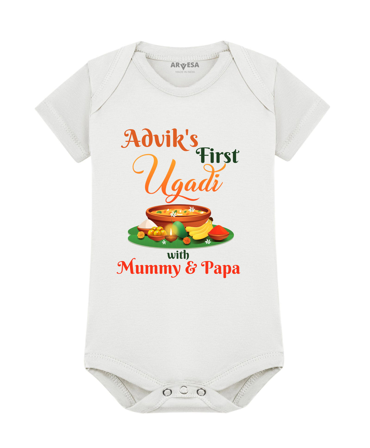 Yes | My First Ugadi - Romper