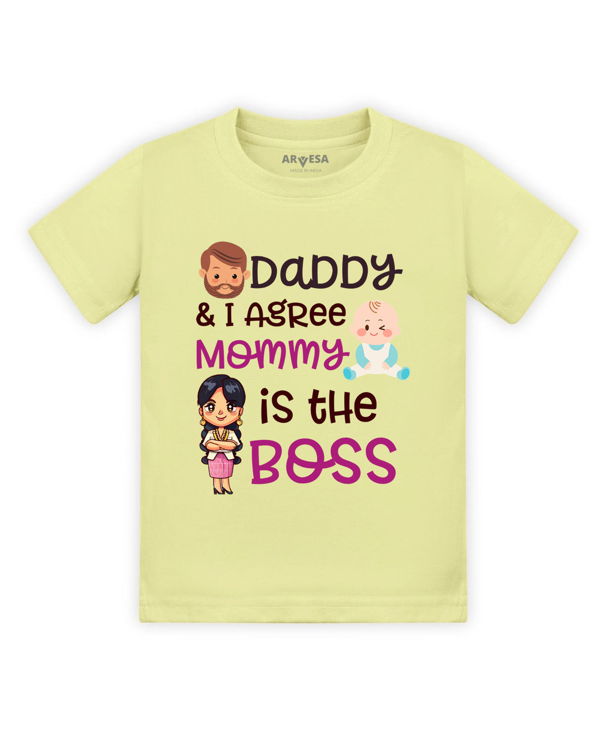 No | Daddy & I Agree Mommy Is Boss - T-shirt