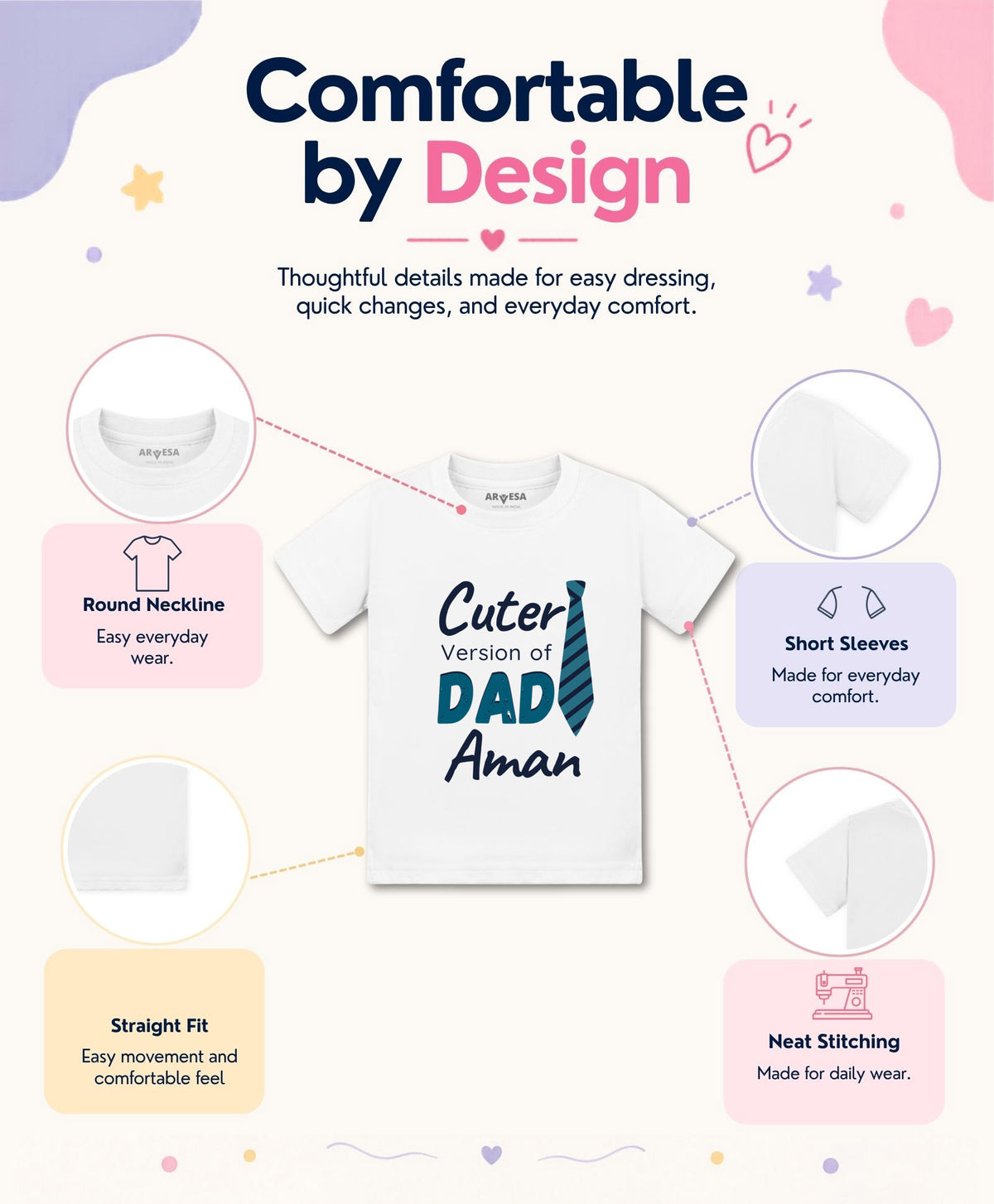 Yes | Cutest Version Of Dad - T-shirt