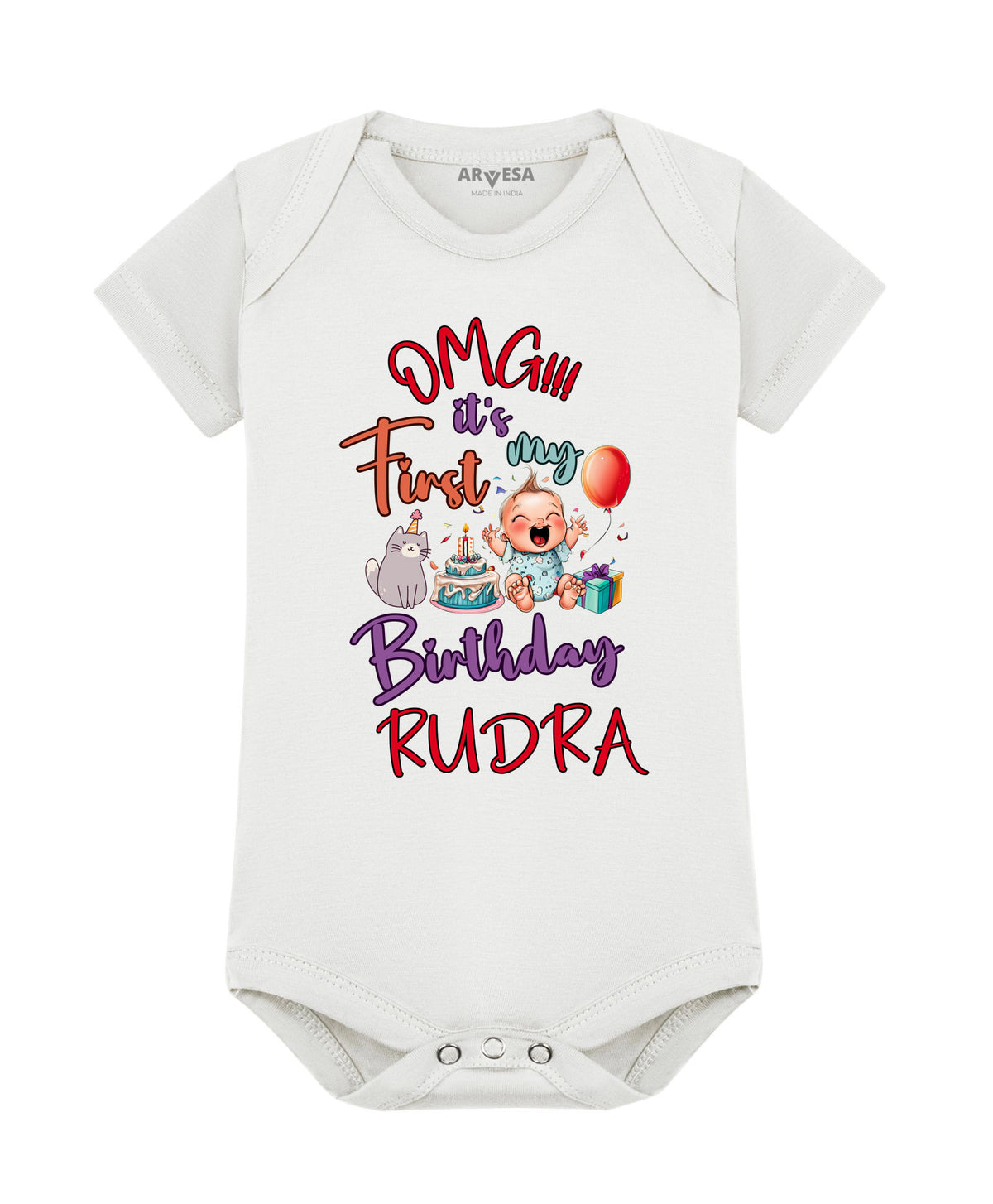 Yes | One Year Birthday - Romper