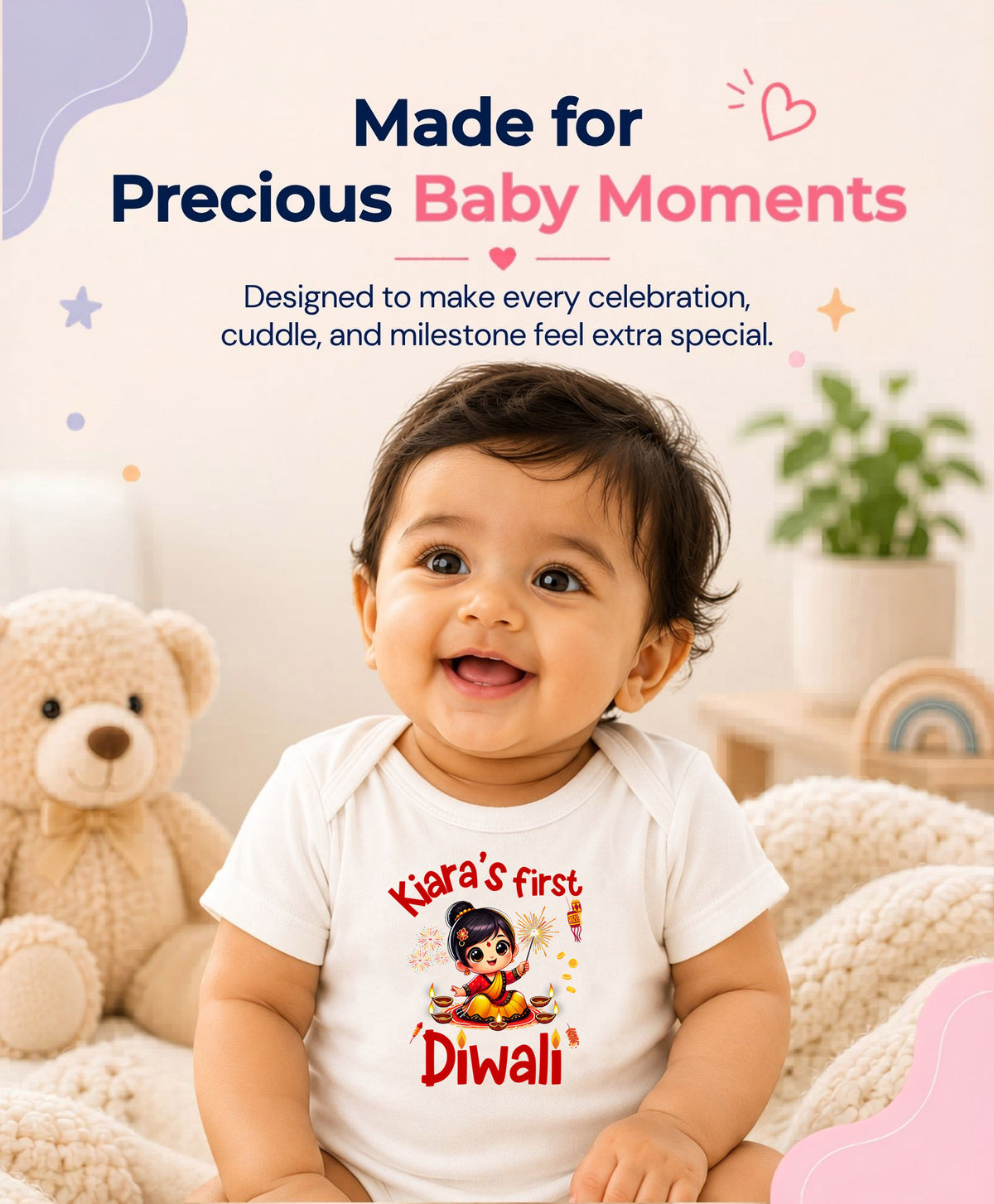 Yes | My First Diwali - Romper